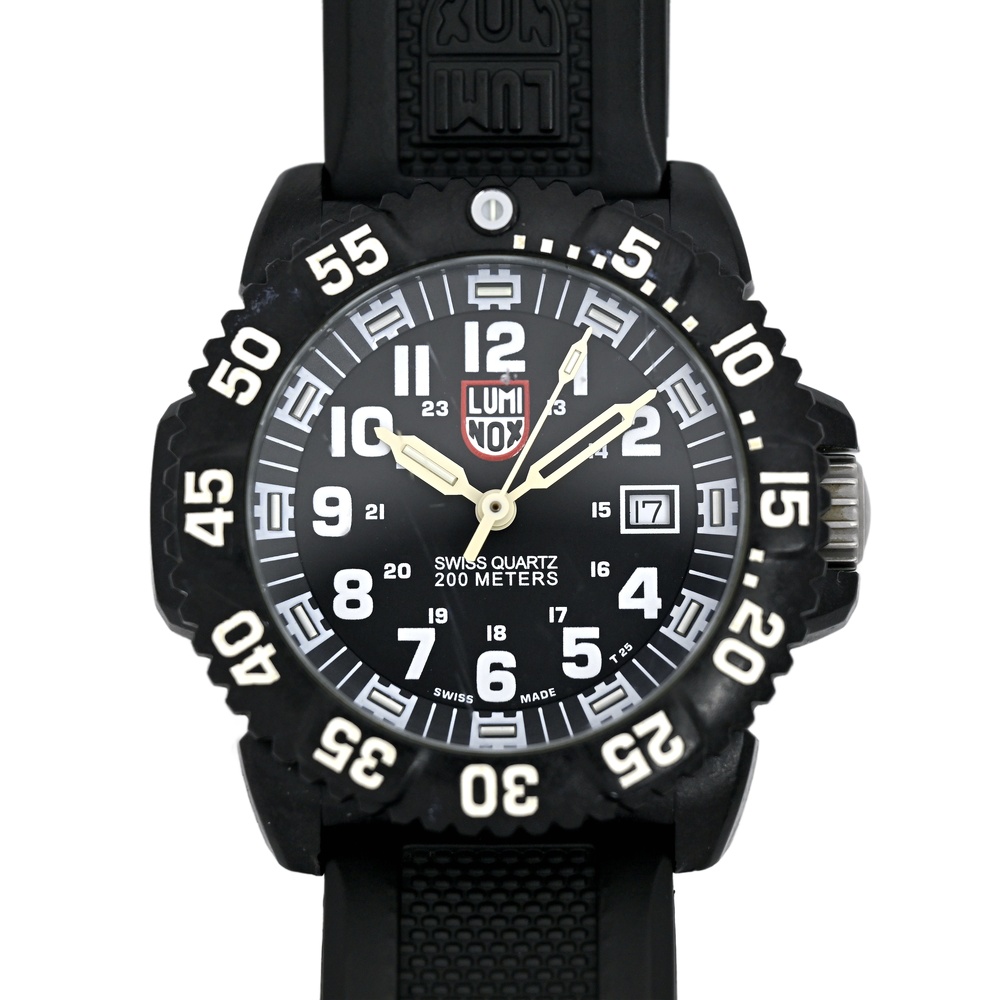 Luminox Navy Seal Series 3050 3950 Men's 44mm Black Rubber Watch